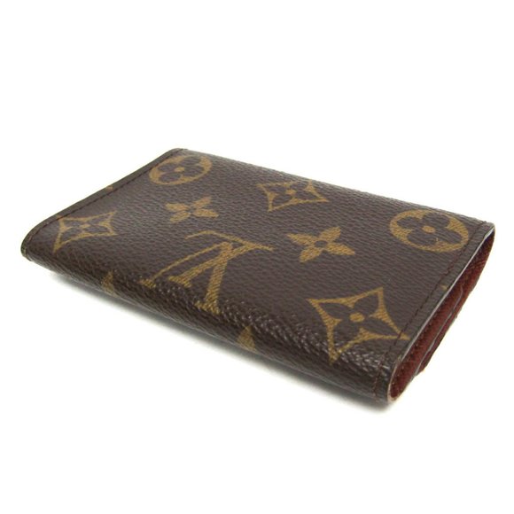 Louis Vuitton Monogram Key Holder 6 M62630 Men,Women Monogram Key Case Brown